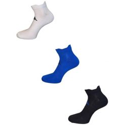 Skarpetki Tripack Kappa Micro Recycle 99890459 Biały/Niebieski/Czarny 39-42. Czarne skarpety męskie Kappa, bez wzorów, z elastanu. Za 154.99 zł.