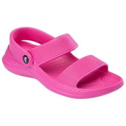 Sandały Damskie / Sandały Damskie. Czerwone sandały damskie MARTES ESSENTIALS, bez wzorów, z materiału, bez obcasa, bez zapięcia. Za 61.99 zł.
