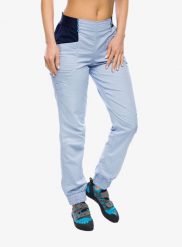 Spodnie wspinaczkowe damskie La Sportiva Tundra Pant. Niebieskie spodnie materiałowe damskie La Sportiva, l, bez wzorów, z bawełny. Za 291.49 zł.