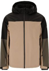 Kurtka narciarska męska Whistler Montill W-PRO 10000. Brązowe kurtki męskie Whistler, na zimę, m, bez wzorów, z materiału, bez kaptura. Za 299.99 zł.
