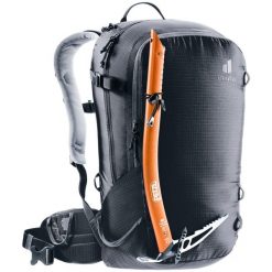 Plecak damski Deuter Freerider 28 SL - black. Czarne plecaki damskie Deuter, bez wzorów, z materiału. Za 555.49 zł.