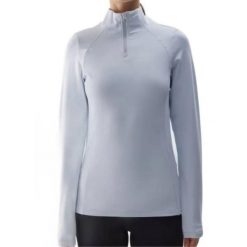 Bluza Damskia 4F. Niebieskie bluzy damskie 4f, bez wzorów, bez kaptura. Za 189.99 zł.