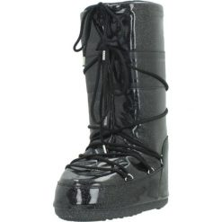 Buty MOON BOOT MB ICON GLITTER Czarny. Czarne obuwie sportowe damskie Moon Boot, bez wzorów, z syntetyku. W wyprzedaży za 969.00 zł.