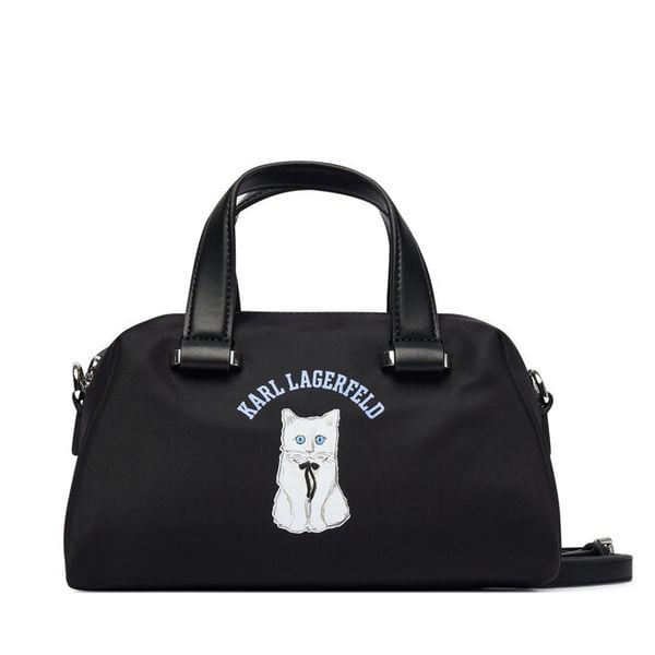 Torebka KARL LAGERFELD. Czarne torebki do ręki damskie KARL LAGERFELD, bez wzorów, klasyczne, bez dodatków. Za 779.99 zł.