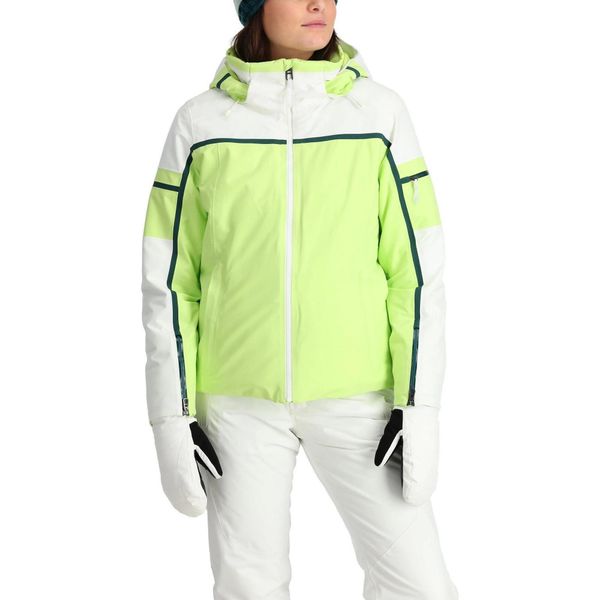 Kurtka narciarska damska Spyder Poise. Białe kurtki damskie Spyder, xl, bez wzorów, bez kaptura, narciarskie. Za 2,499.00 zł.