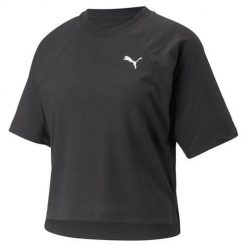Koszulka treningowa damska Puma Modern Sports Tee. Czarne koszulki sportowe damskie Puma, xl, bez wzorów, bez kołnierzyka, bez ramiączek, do biegania. Za 209.00 zł.