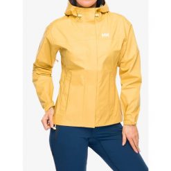 Kurtka przeciwdeszczowa damska Helly Hansen Loke Jacket. Żółte kurtki sportowe damskie Helly Hansen, bez wzorów, bez kaptura, trekkingowe. W wyprzedaży za 403.45 zł.