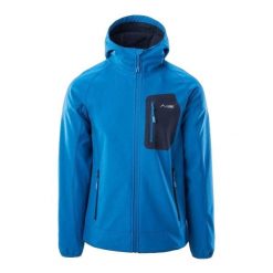 Męska Kurtka Sogne. Niebieskie kurtki męskie ELBRUS, m, bez wzorów, z materiału, z kapturem. Za 255.00 zł.