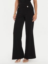 Rinascimento Spodnie materiałowe CFC0019594002 Czarny Regular Fit. Czarne spodnie materiałowe damskie Rinascimento, m, bez wzorów, z materiału. Za 359.99 zł.