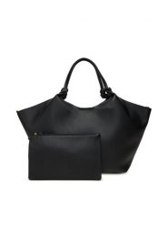 DKNY Torebka R42BAE48 Czarny. Czarne torebki do ręki damskie DKNY, bez wzorów, ze skóry, bez dodatków. Za 749.99 zł.