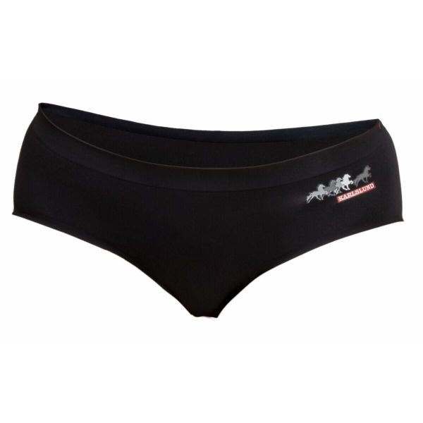 Figi damskie Karlslund Björk. Czarne figi damskie KARLSLUND, xl, bez wzorów, z materiału. Za 139.50 zł.
