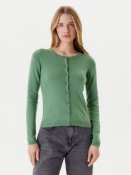 United Colors Of Benetton Kardigan 1091D5558 Zielony Regular Fit. Zielone kardigany damskie United Colors Of Benetton, xl, bez wzorów, z bawełny, bez kołnierzyka, bez ramiączek, bez kaptura. Za 159.99 zł.