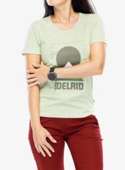 Koszulka bawełniana damska Edelrid Highball T-Shirt V. Zielone t-shirty damskie EDELRID, m, bez wzorów, z bawełny, klasyczne, bez kołnierzyka. Za 153.25 zł.