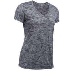 Podkoszulek Under Armour Tech SSV, Szary, Kobiety. Białe koszulki sportowe damskie Under Armour, s, bez wzorów, z materiału, bez kołnierzyka, bez ramiączek. Za 116.30 zł.
