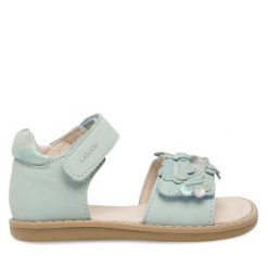 Sandały Lasocki Kids. Niebieskie sandały dziewczęce Lasocki Kids, bez zapięcia. Za 71.99 zł.