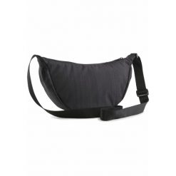 Damska torba w kształcie półksiężyca Base 3 l PUMA Black. Czarne torby na ramię damskie Puma, bez wzorów, bez dodatków. W wyprzedaży za 89.00 zł.