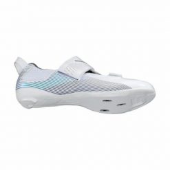 Buty do triathlonu / kolarstwa szosowego SH-TR501 Woman. Białe obuwie sportowe damskie Shimano, bez wzorów, rowerowe. Za 569.90 zł.