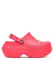 Crocs Klapki BELLA CLOG 210062-611 Różowy. Czerwone klapki damskie Crocs, bez wzorów, z tworzywa sztucznego, bez obcasa. Za 209.99 zł.