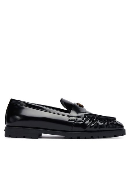 PINKO Mokasyny Nora 01 SD0435P114 Czarny. Czarne mokasyny damskie Pinko, z lakierowanej skóry. Za 879.99 zł.