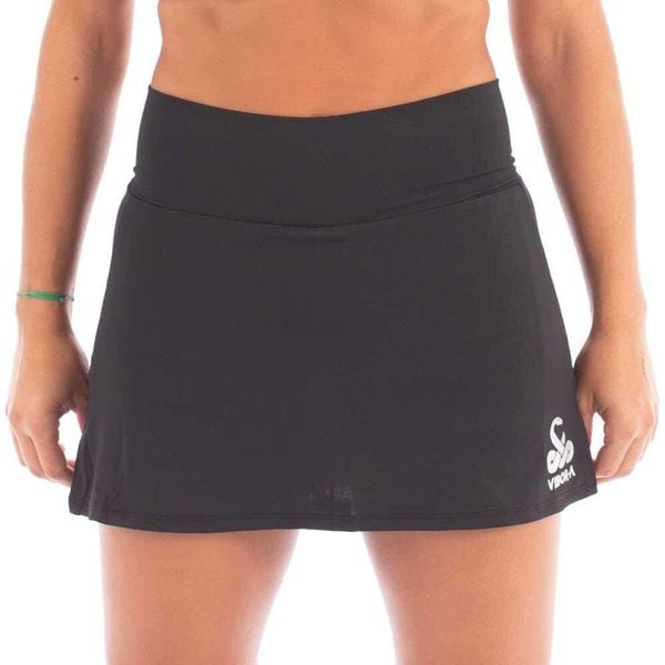 Spódnica-krótkie spodenki damskie Vibora Mamba Negra. Czarne koszulki sportowe damskie VIBORA, l, bez wzorów, z materiału, eleganckie, mini, dopasowane. Za 158.50 zł.