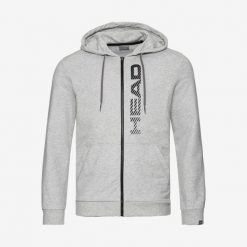 Bluza z kapturem męska Club Fynn. Szare bluzy męskie Head, m, bez wzorów, z bawełny, z kapturem. W wyprzedaży za 218.50 zł.
