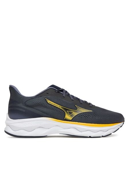 Mizuno Buty do biegania Wave Serene 2 J1GC2559 Czarny. Czarne buty sportowe męskie Mizuno, z materiału, bez zapięcia, do biegania. Za 399.99 zł.