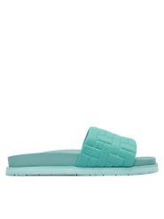 Gant Klapki 30507939 Turkusowy. Niebieskie klapki damskie GANT, bez wzorów, z materiału, bez obcasa. Za 139.99 zł.