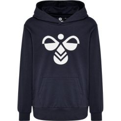 Bluza dziecięca z kapturem Hummel hmlcuatro. Fioletowe bluzy dla dziewczynek Hummel, bez wzorów, bez ramiączek, z kapturem. Za 174.50 zł.