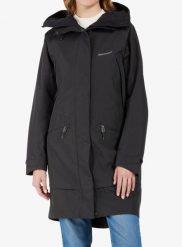Płaszcz przeciwdeszczowy damski Didriksons Ilma Parka 8. Czarne parki damskie Didriksons, xs, bez wzorów, z materiału, bez kaptura. Za 943.79 zł.