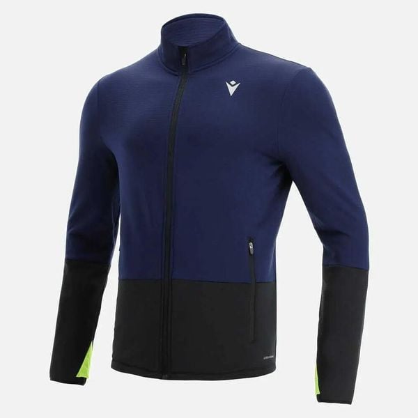 Rozciągliwa bluza Macron Run. Czarne bluzy męskie Macron, l, bez wzorów, z tkaniny, bez kaptura. Za 340.50 zł.