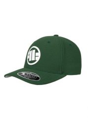Czapka męska Pitbull Full Cap Tech Logo. Zielone czapki i kapelusze męskie PITBULL, bez wzorów, z bawełny, klasyczne. Za 139.00 zł.