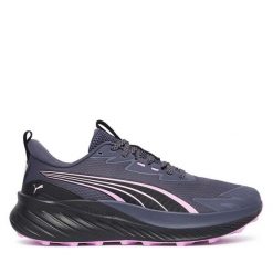Buty do biegania Puma. Niebieskie obuwie sportowe damskie Puma, bez wzorów, do biegania. Za 269.99 zł.