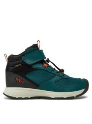 Keen Sneakersy Skua Waterproof Boot 1029540 Zielony. Zielone buty sportowe chłopięce Keen, bez wzorów, z materiału, bez zapięcia. Za 279.99 zł.