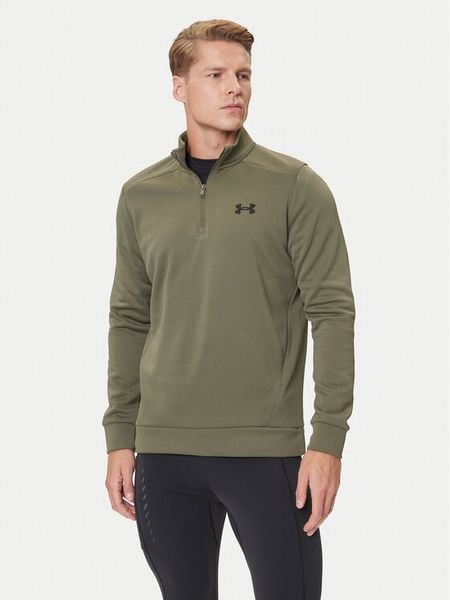 Under Armour Bluza Armor Fleece 1373358 Zielony Regular Fit. Zielone bluzy męskie Under Armour, m, bez wzorów, z syntetyku, bez kaptura. Za 129.99 zł.
