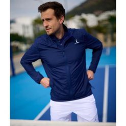 Męska Tennis/Padel Kurtka wiatrówka. Niebieskie kurtki męskie NORDICDOTS, m, bez wzorów, bez kaptura. Za 400.00 zł.