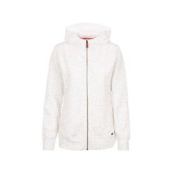 Trespass Winnie - damska bluza z kapturem Ghost Marl. Białe swetry damskie Trespass, na zimę, bez wzorów, bez kołnierzyka, bez ramiączek, z kapturem. Za 299.99 zł.