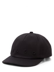 HUGO Czapka Mężczyźni Bawełna czarny, ONE SIZE. Czarne czapki i kapelusze męskie Hugo, bez wzorów, z bawełny. Za 159.95 zł.