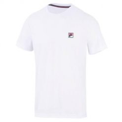 Koszulka sportowa chłopięca Fila Dani. Białe t-shirty dla chłopców Fila, bez wzorów, bez ramiączek. Za 201.00 zł.