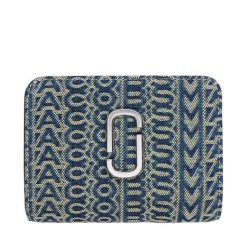 Portfel Marc Jacobs. Niebieskie portfele damskie Marc Jacobs, bez wzorów. Za 539.99 zł.