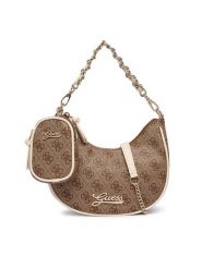 Guess Torebka J6YZ02 W2507 Brązowy. Brązowe torebki do ręki damskie Guess, z aplikacjami, ze skóry, bez dodatków. Za 294.99 zł.