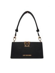 LOVE MOSCHINO Torebka JC4128PP1OLM0000 Czarny. Czarne torebki do ręki damskie Love Moschino, bez wzorów, ze skóry, bez dodatków. Za 879.99 zł.