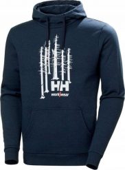 Helly Hansen Bluza Helly Hansen Graphic Hoodie Navy Melange. Niebieskie bluzy męskie Helly Hansen, m, bez wzorów, bez kaptura. Za 278.10 zł.