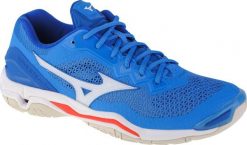 Mizuno Mizuno Wave Stealth V X1GA180024 Niebieskie 38. Niebieskie buty sportowe męskie Mizuno, bez zapięcia, mizuno wave. Za 500.00 zł.