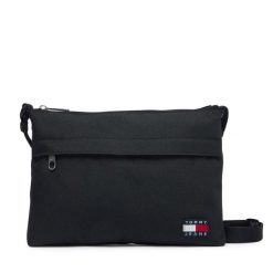 Saszetka Tommy Jeans. Czarne saszetki męskie Tommy Jeans, z jeansu, młodzieżowe, małe. Za 209.99 zł.