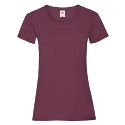 Koszulka Damska Valueweight. Brązowe koszulki sportowe damskie Fruit of the Loom, xs, bez wzorów, bez kołnierzyka, bez ramiączek, trekkingowe. Za 30.99 zł.