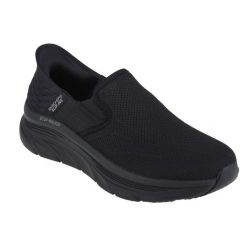 Buty sportowe Sneakersy męskie, Skechers D'Lux Walker - Orford Slip-ins. Czarne buty sportowe męskie Skechers, bez zapięcia, trekkingowe. Za 349.99 zł.