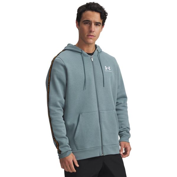 Bluza z kapturem Under Armour Icon. Brązowe bluzy męskie Under Armour, m, bez wzorów, z bawełny, z kapturem, na fitness i siłownię. Za 377.99 zł.