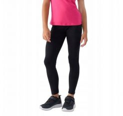 Getry dla dziewczynki F239 4F legginsy sportowe dziecięce bawełniane r 140. Legginsy dla dziewczynek 4f, bez wzorów, z bawełny. Za 38.94 zł.