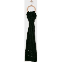 Guess Jeans - Szalik. Czarne szaliki i chusty damskie Guess Jeans, z aplikacjami, z dzianiny. W wyprzedaży za 159.90 zł.