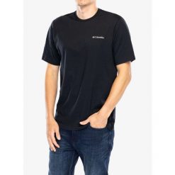 Koszulka bawełniana męska Columbia Rockaway River Graphic SS Tee. Czarne koszulki polo męskie Columbia, m, bez wzorów, z bawełny, bez ramiączek. Za 88.99 zł.